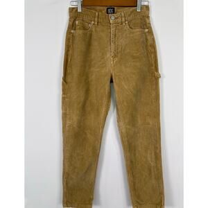 BDG Olive Green Corduroy Slim Straight Women’s Pants Size 27